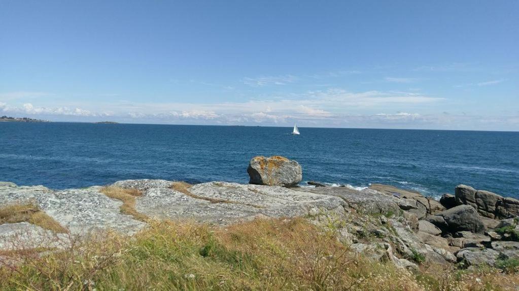 A Moins De 100 Metres De La Mer A La Pointe De Trevignon Трегюнк Экстерьер фото